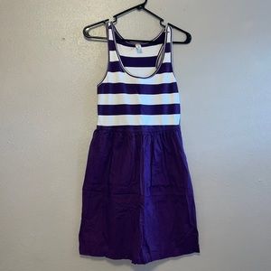 M purple/white dress from Old Navy